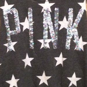 PINK sparkle tank top